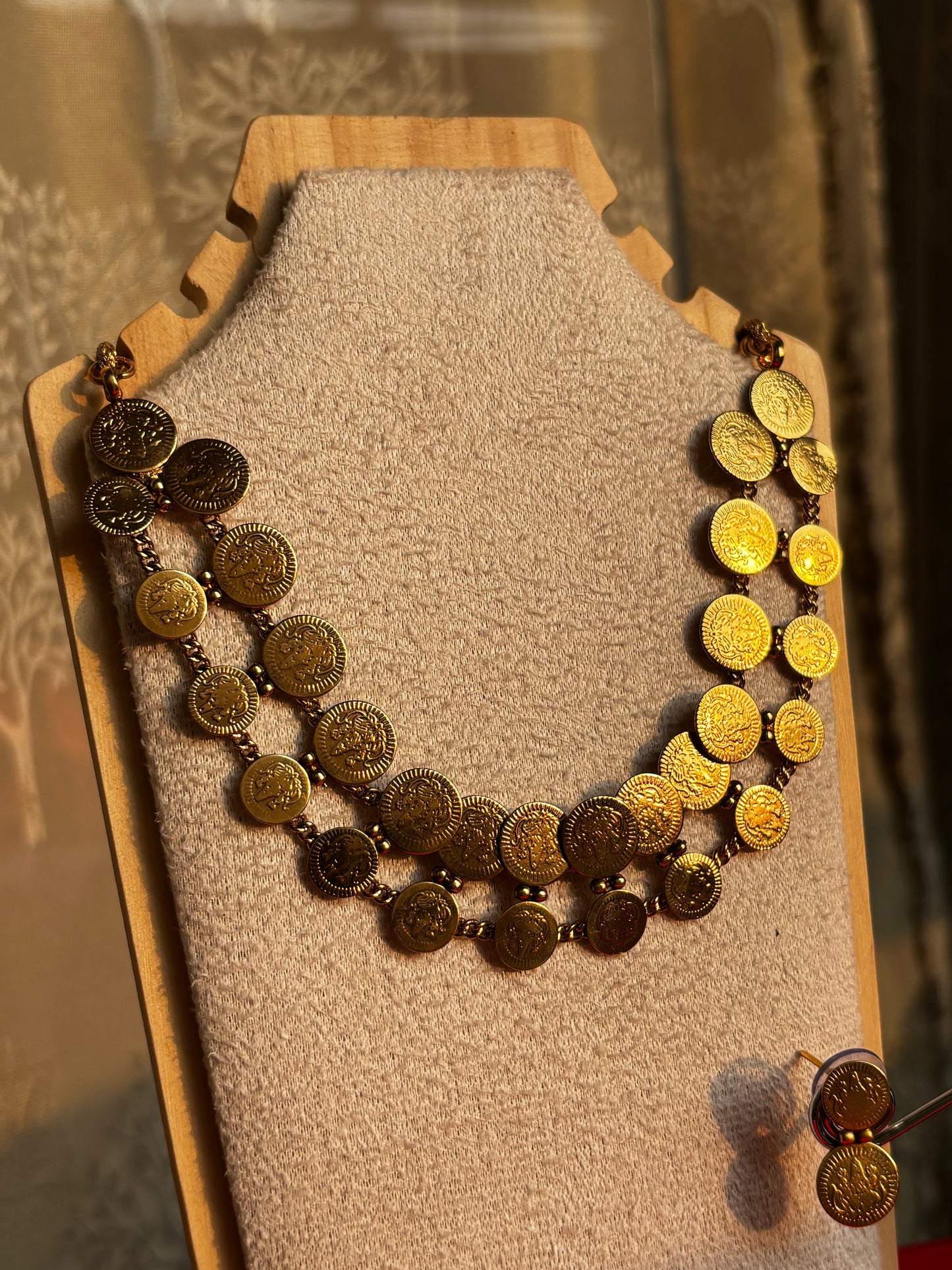 Maya Coin Necklace Set
