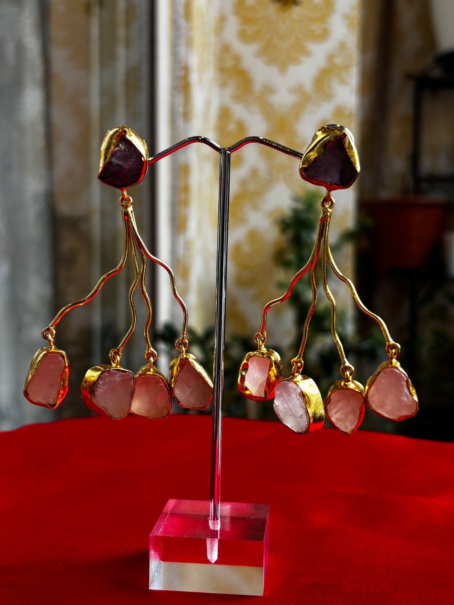 Maya Raw Stone Dangles