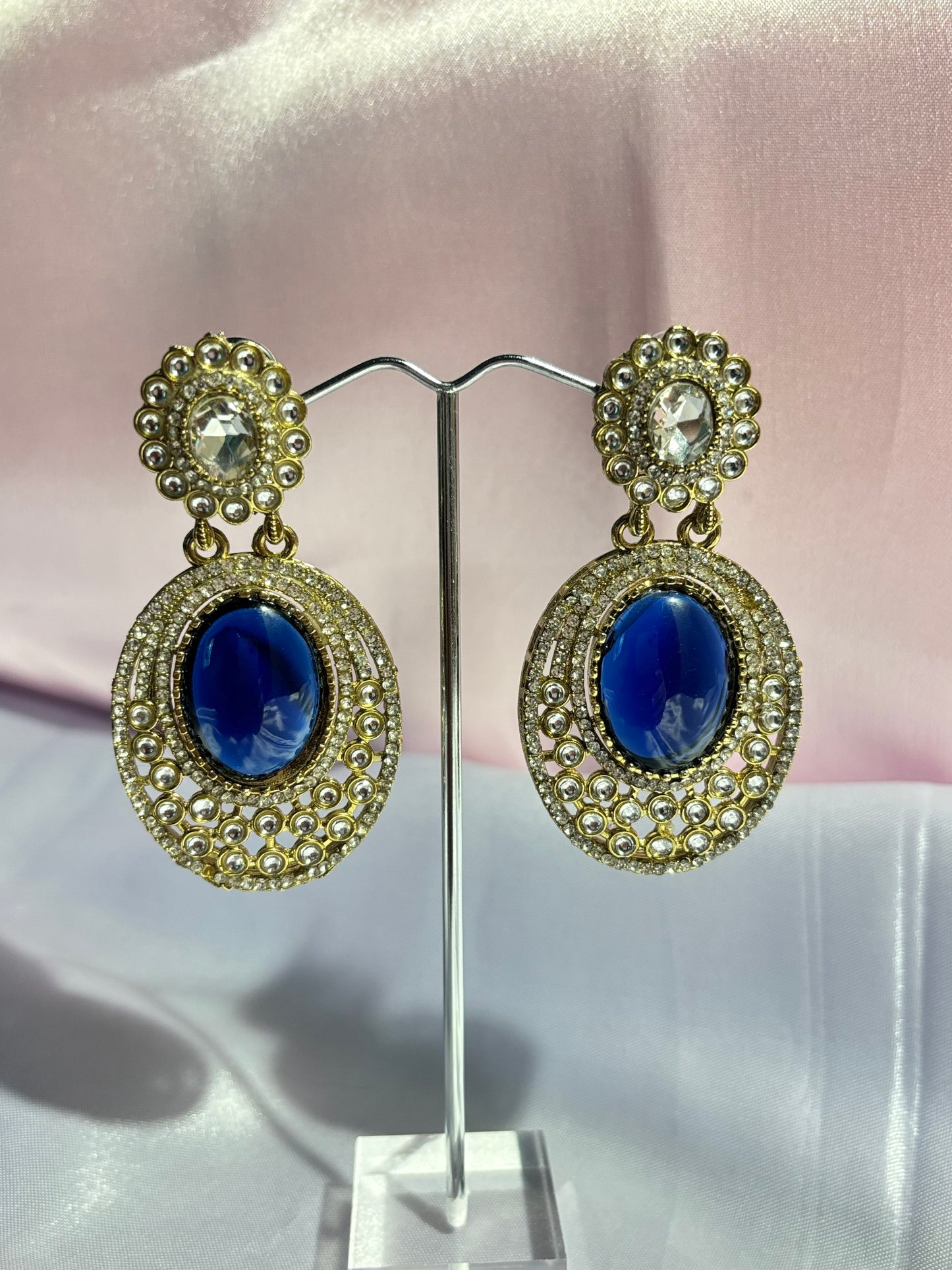 The Maya Surme Royal Navy Medallion Earrings