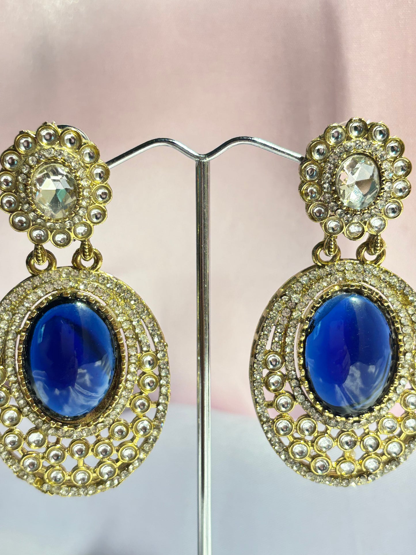 The Maya Surme Royal Navy Medallion Earrings