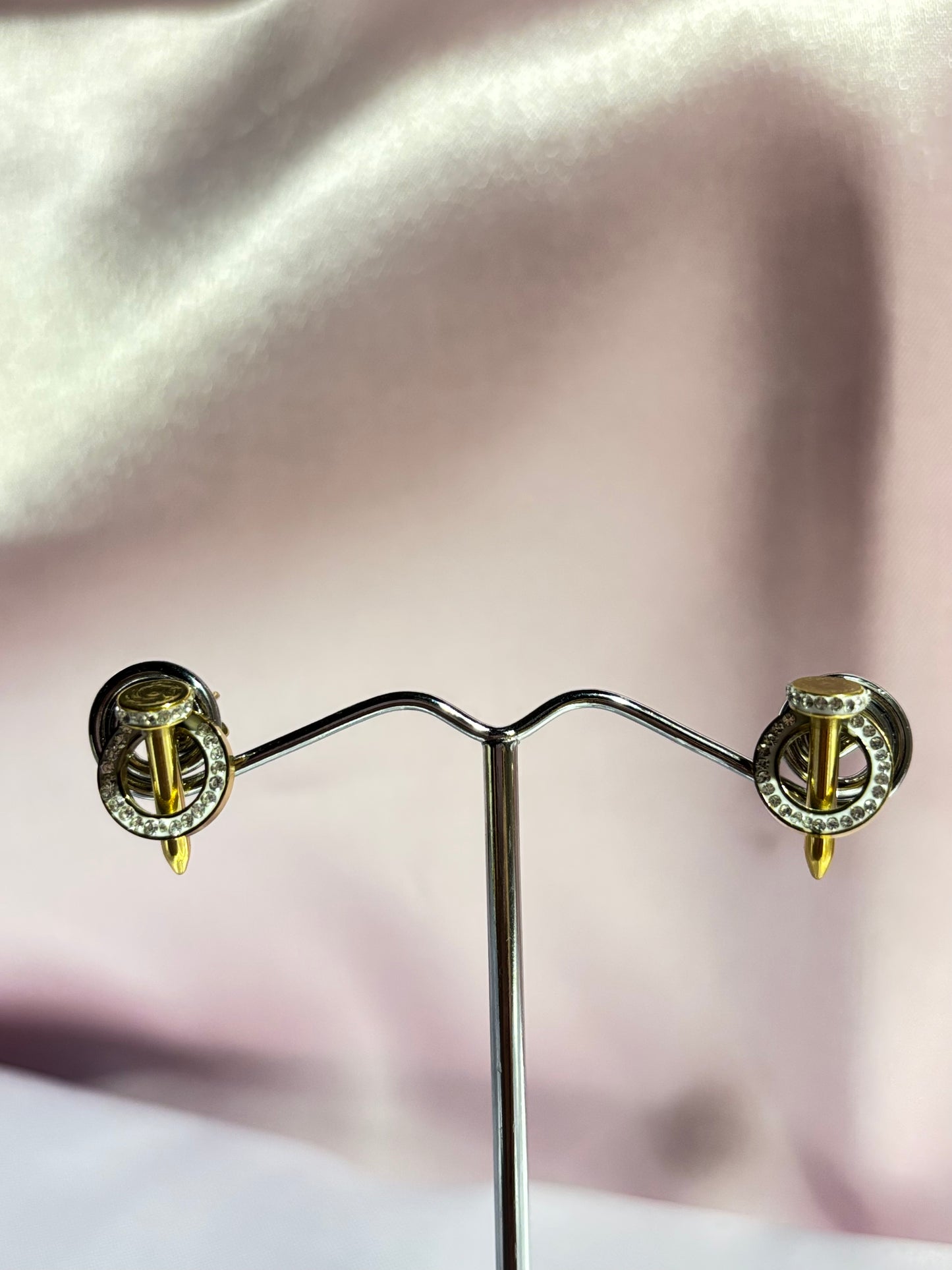 The Maya Hardware Circle Statement Studs