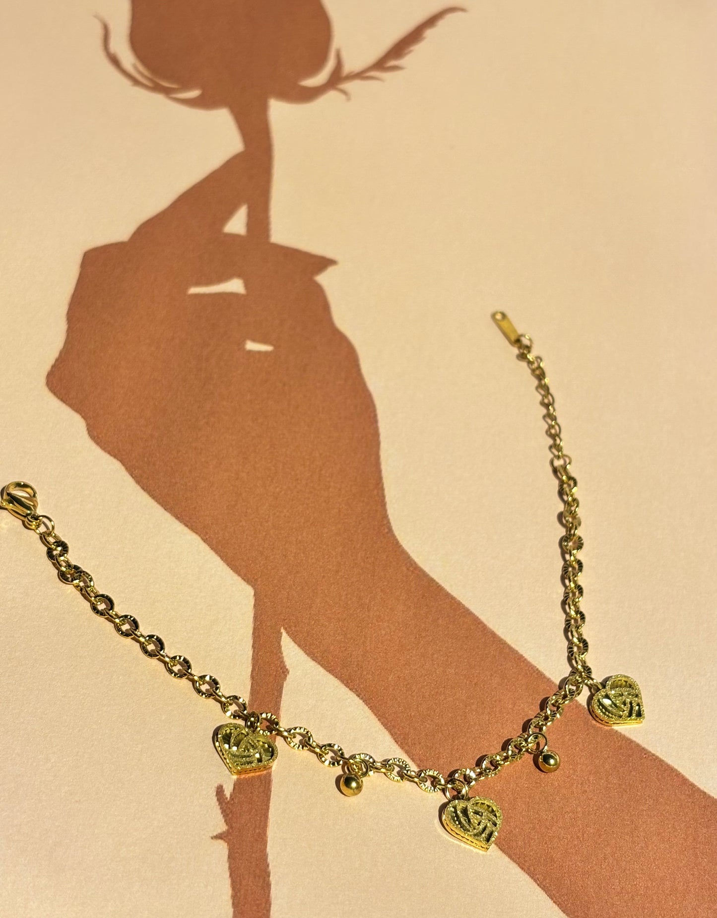 The Maya Heart Drop Bracelet