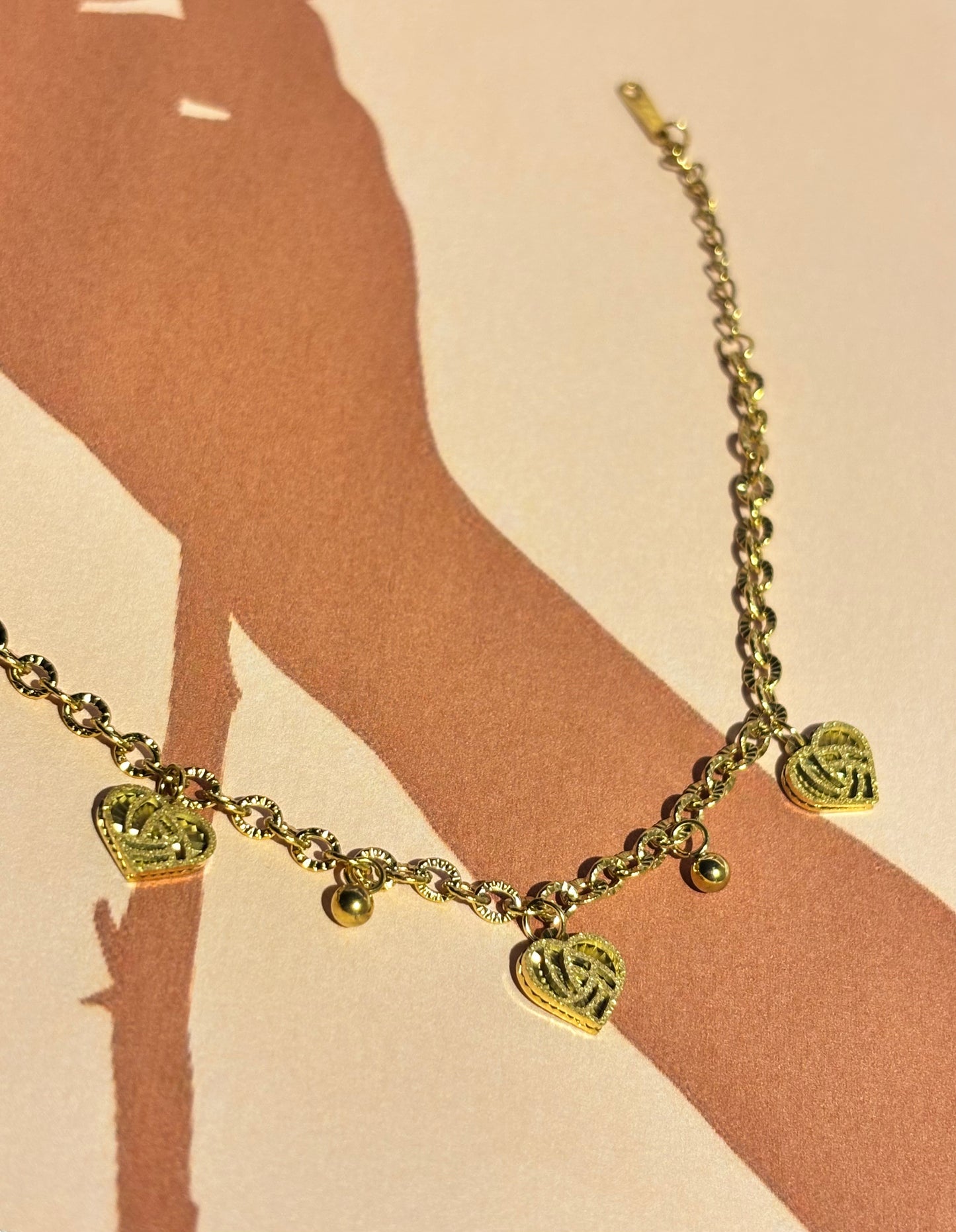 The Maya Heart Drop Bracelet