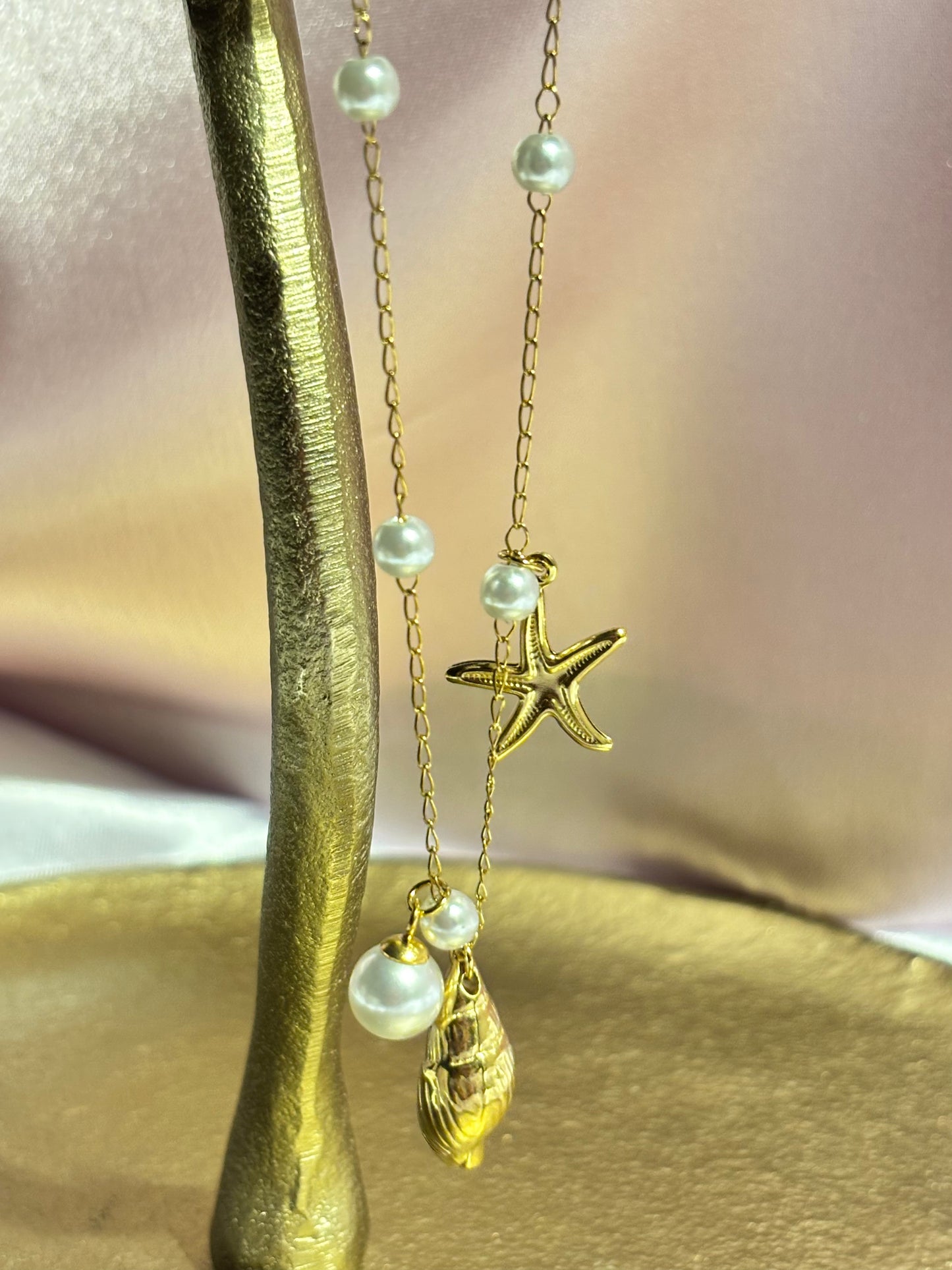 The Maya Thalassa Pearl Anklet