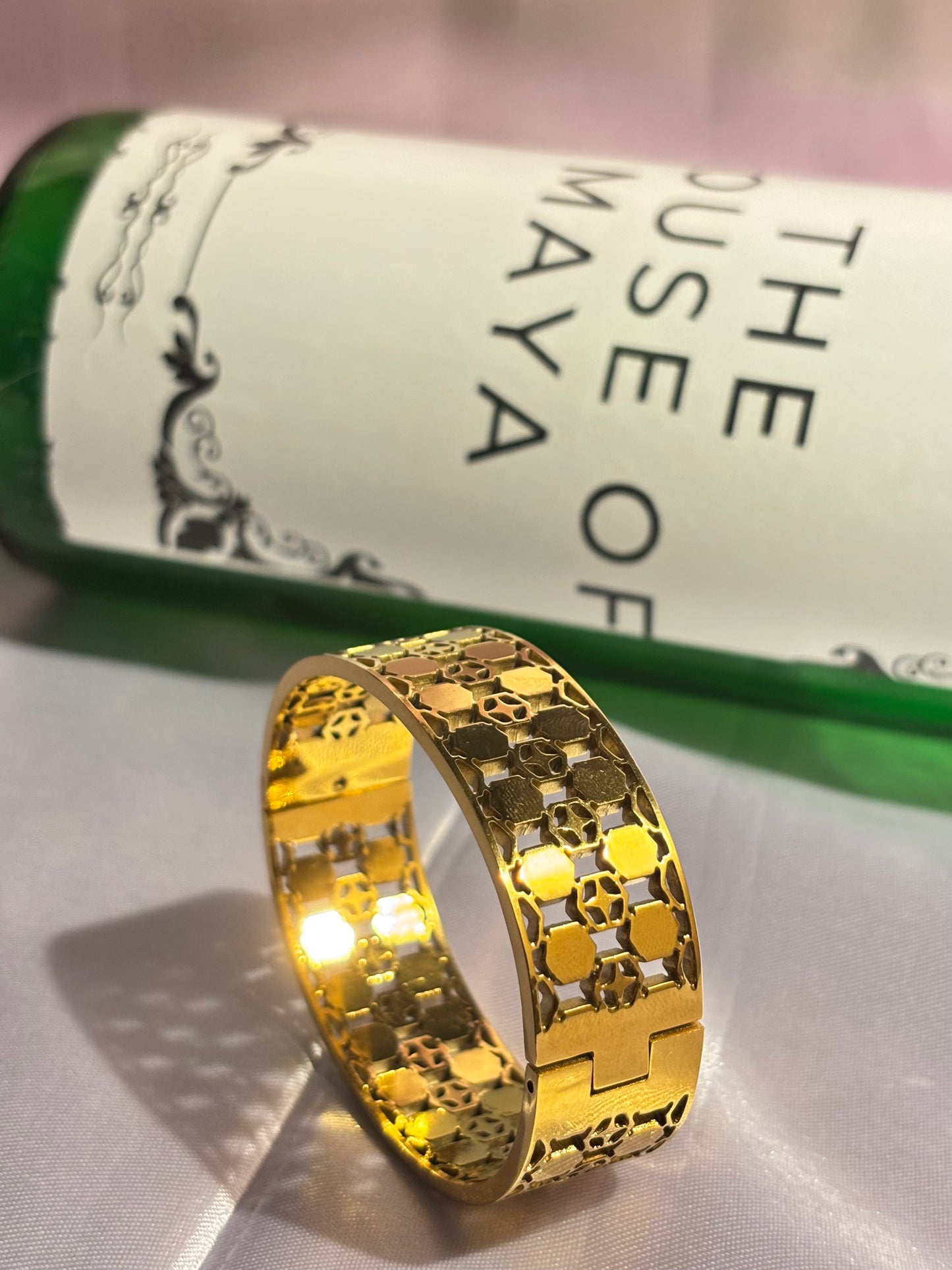 The Maya Mosaic Cutout Bangle