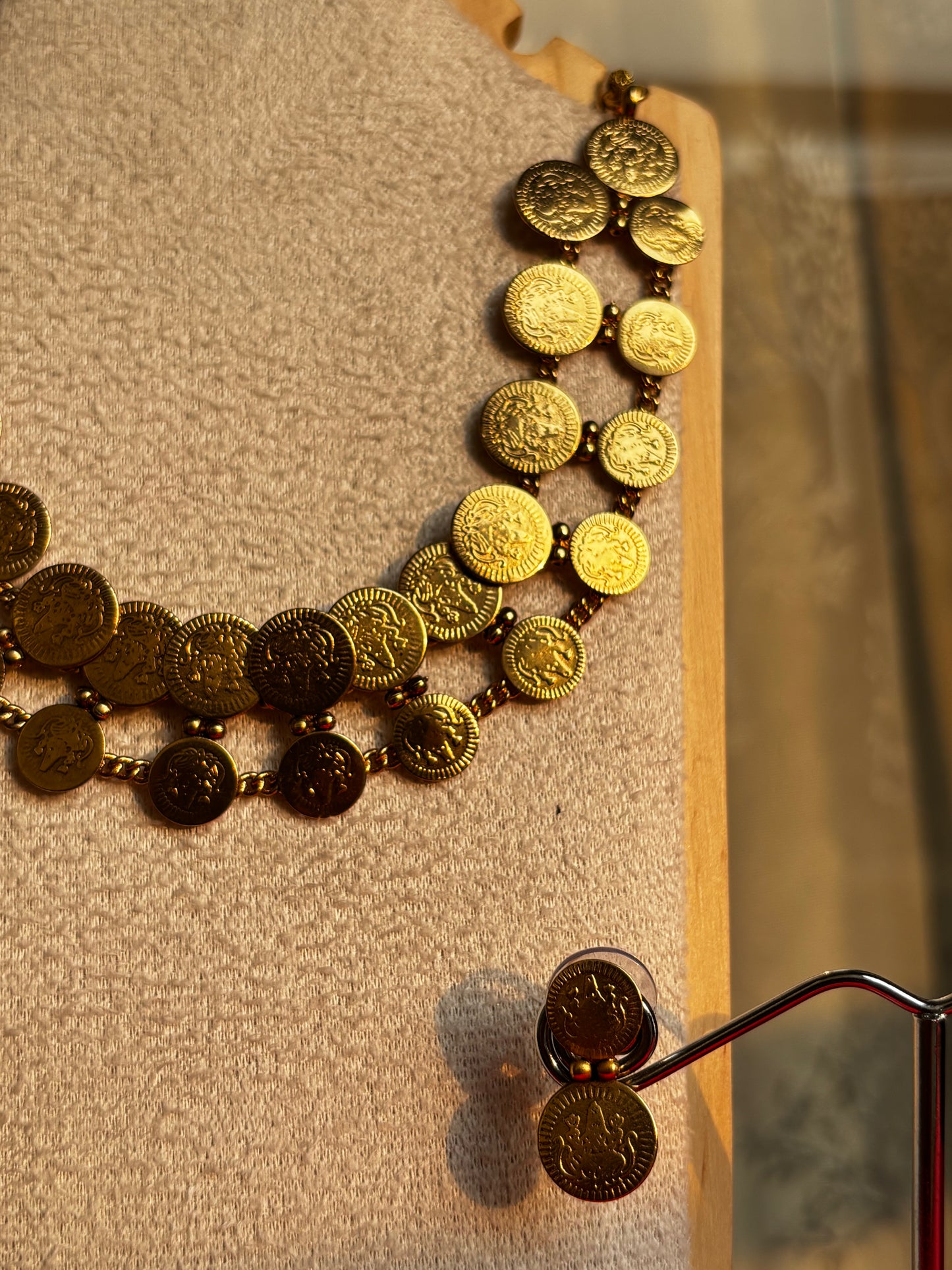 Maya Coin Necklace Set