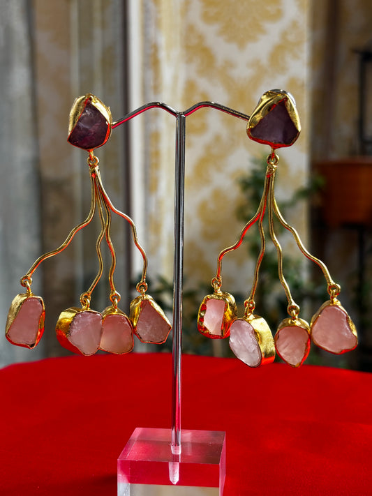 Maya Raw Stone Dangles