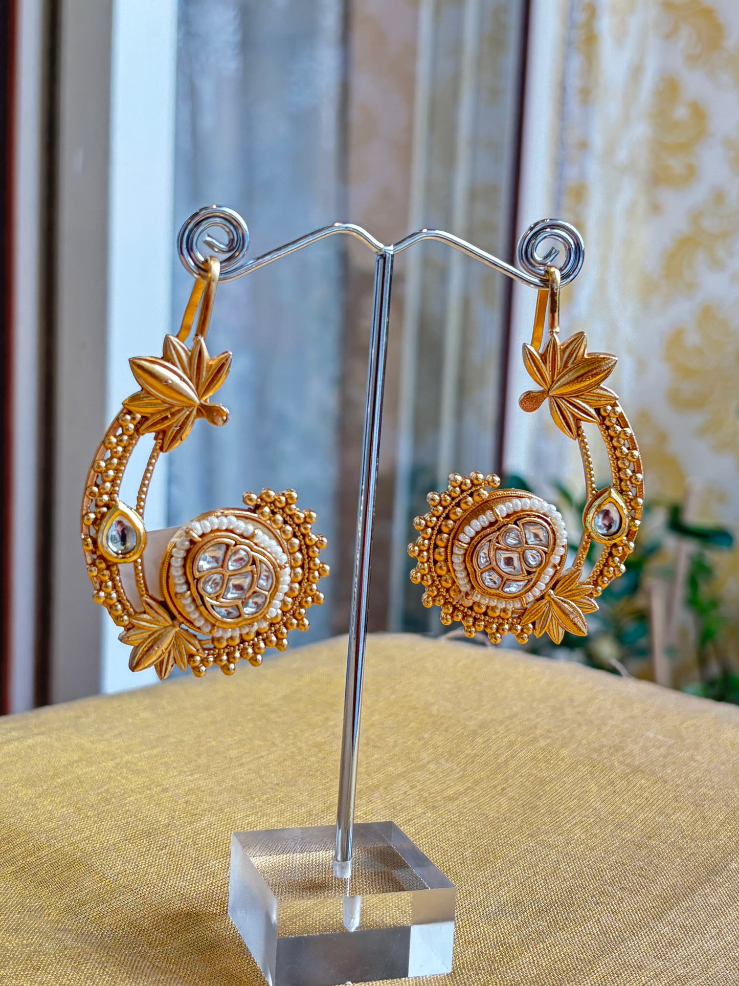 Maya Kundan Ear Cuffs